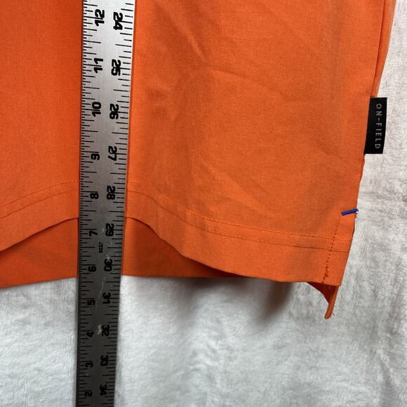 Florida Gators Nike Crable Polo Mens Small Coaches Orange Snap On-Field Dri Fit - Picture 7 of 11